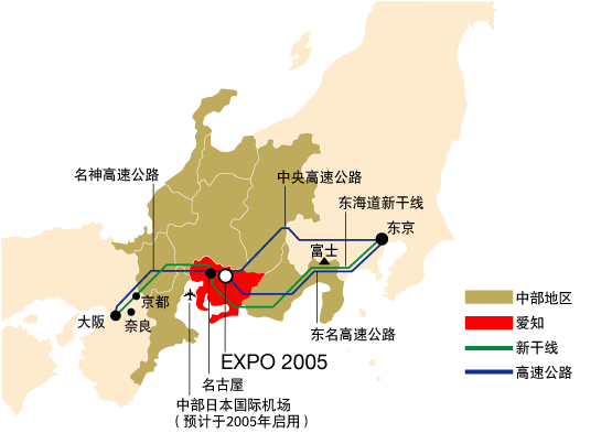 Access from Tokyo, Osaka, Nagoya and Fukuoka