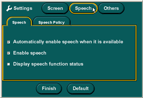 speech