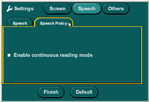 Speech policy