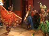 インドネシアの伝統舞踊の画像