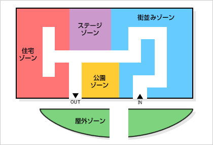 キッコロ・モリゾーメッセ会場図