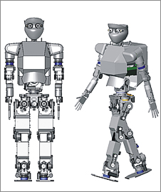 ヒューマノイドロボット WABIAN-2（ワビアン・ツー）の画像