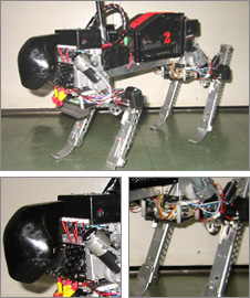 パフォーマンスロボット 四脚ロボット 鉄犬の画像