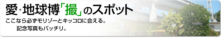 愛・地球博「撮」のスポット