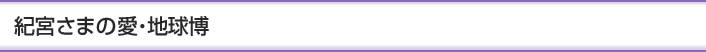 紀宮さまの愛・地球博