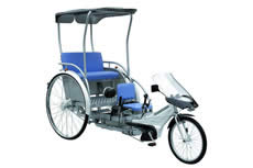ブリヂストンサイクル製自転車タクシーの画像