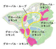 「愛・地球博」会場のマップ