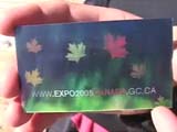 カナダのカードプレゼントの画像