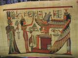 エジプトのパピルスに描かれた絵の画像