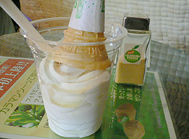 フィリピンのカラマンシーソフトクリームの画像