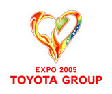 トヨタグループ館のロゴ