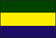 ガボン共和国　国旗