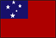 サモア独立国　国旗