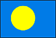 パラオ共和国　国旗