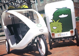 写真：自転車タクシー