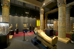エジプト館の展示の様子