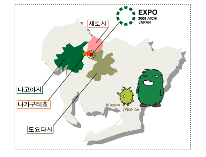 Map of Aichi Prefecture