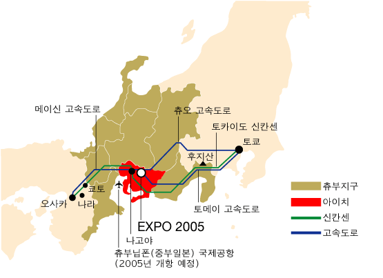 Access from Tokyo, Osaka, Nagoya and Fukuoka