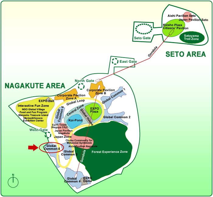 Pavilion map