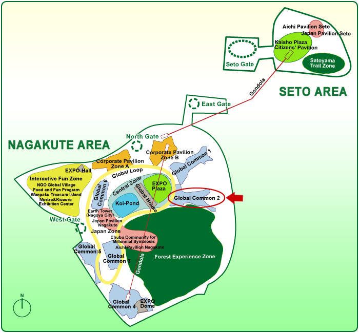 Pavilion map