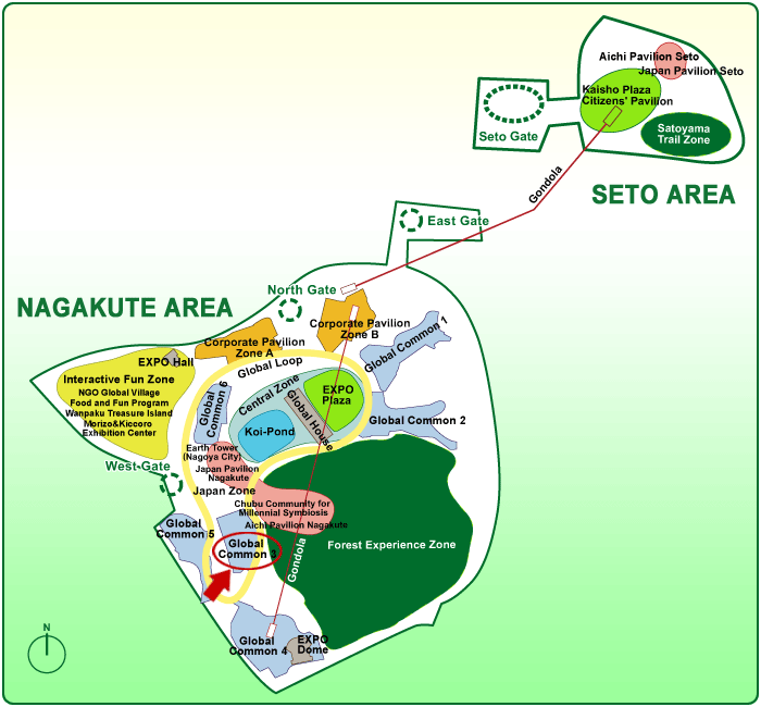 Pavilion map