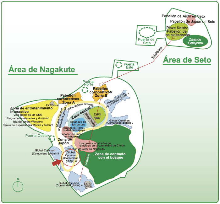 Pavilion map