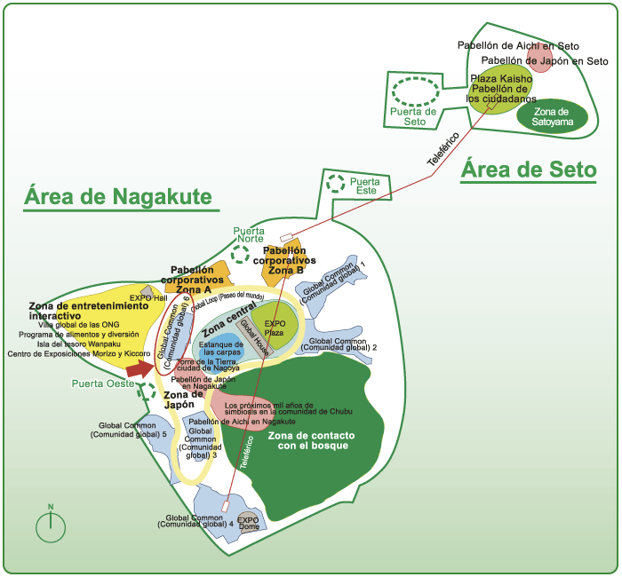 Pavilion map