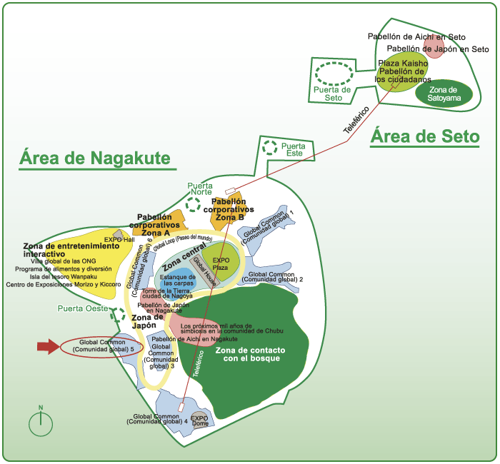 Pavilion map