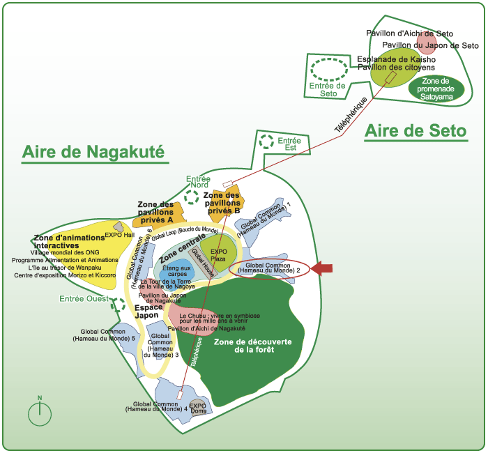 Pavilion map