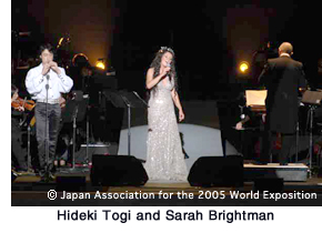 Hideki Togi and Sarah Brightman