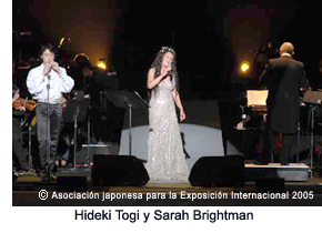 Hideki Togi and Sarah Brightman
