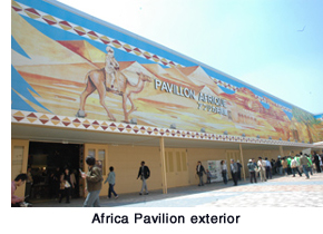 Africa Pavilion exterior