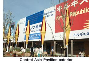 Central Asia Pavilion exterior