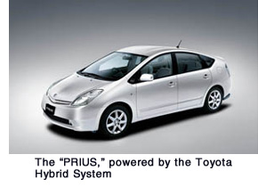 The Prius, powered by the Toyota Hybrid System