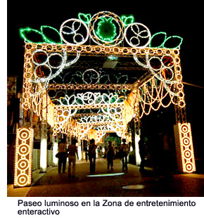 The Promenade of Light at the Interactive Fun Zone