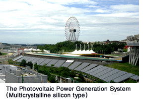 The Photovoltaic Power Generation System (Multicrystalline silicon type)