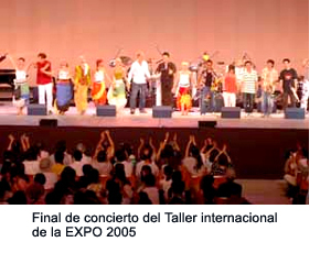 Finale of the EXPO 2005 International Workshops concert